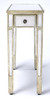 Katarina Mirrored Chairside Table