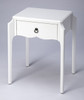 Wilshire Glossy White  Nightstand