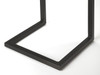 Kilmer Wood & Black Metal Finsih Accent Table