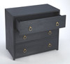 Lark Navy Blue 3 Drawer Chest