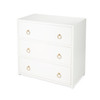 Lark White 3 Drawer Chest