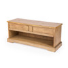 Efrem Natural Wood  Bench With Storage