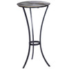 Gaston Round Metal  End Table