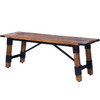 Masterson Wood & Metal Bench