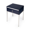 Monika Blue & Silver End Table