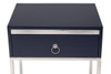 Monika Blue & Silver End Table