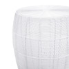 Bellarose  White Metal End Table