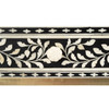 Perilla Black And White Bone Inlay Writing Desk