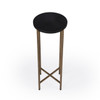 Nigella Black Granite Cross Legs Side Table