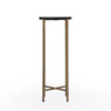 Nigella Black Granite Cross Legs Side Table