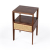 Vardo 1 Drawer Cane Nightstand