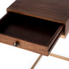 Alec 1  Drawer C Shaped End Table