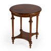 Hellinger Olive Ash Round End Table