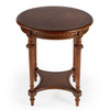 Hellinger Olive Ash Round End Table
