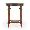 Hellinger Olive Ash Round End Table