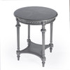 Hellinger Gray Round Lamp Table