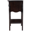 Rochelle Brown 1 Drawer Nightstand