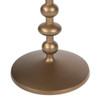 Zora Bronze Iron Pedestal End Table