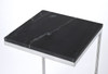 Lawler Black Stone, Silver End Table