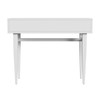 Lavery Cottage White Console Table With Storage