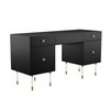 Helston Black Writing Desk