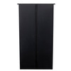 Window Pane Media Cabinet - Black