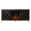 Marradi Electric Fireplace W/ Media Storage