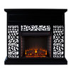 Wansford Contemporary Electric Fireplace - Black
