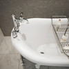 Dreamline Atlantic 61 In. L X 28 In. H Acrylic Freestanding Bathtub With White Finish BTAC6228FFXXF00
