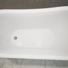 Dreamline Atlantic 61 In. L X 28 In. H Acrylic Freestanding Bathtub With White Finish BTAC6228FFXXF00
