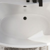 Dreamline Caspian 66 In. L X 27 In. H White Acrylic Freestanding Bathtub BTCA6636WFXXC00