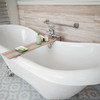 Dreamline Chesapeake 69 In. L X 31 In. H Acrylic Freestanding Bathtub With Chrome Finish BTCP6928HFXXC01