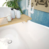 Dreamline Nile 59 In. L X 28 In. H Acrylic Freestanding Bathtub With White Finish BTNL5928FFXXC00