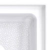 Dreamline Dreamstone 36 In. D X 36 In. W Base And Wall Kit In White Modern Subway Pattern BWDS36363MC0001