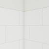 Dreamline Dreamstone 34 In. D X 42 In. W Base And Wall Kit In White Traditional Subway Pattern BWDS42341TC0001