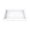 Dreamline Dreamstone 34 In. D X 48 In. W Base And Wall Kit In White Modern Subway Pattern BWDS48341MC0001