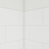 Dreamline Dreamstone 32 In. D X 60 In. W Base And Wall Kit In White Traditional Subway Pattern BWDS60321TC0001