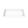 Dreamline Dreamstone 32 In. D X 60 In. W Base And Wall Kit In White Modern Subway Pattern BWDS6032SMR0001
