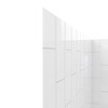 Dreamline Aqua Fold 32 In. D X 32 In. W X 78 3/4 In. H Bi-fold Shower Door, Base, And White Wall Kit In Chrome D2363232XXC0001