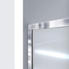 Dreamline Infinity-z 50-54 In. W X 72 In. H Semi-frameless Sliding Shower Door, Clear Glass In Satin Black SHDR-0954720-09