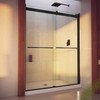 Dreamline Essence-h 56-60 In. W X 76 In. H Semi-frameless Bypass Shower Door In Satin Black SHDR-636076H-09