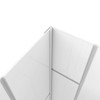 Dreamline Flex 36 In. D X 36 In. W X 78 3/4 In. H Pivot Shower Enclosure, Base, And Wall Kit - E2223636X