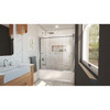 Dreamline Duet Plus 55-59 In. W X 58 In. H Semi-frameless Bypass Sliding Tub Door - SHDR-1860580