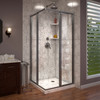 Dreamline Cornerview 34 1/2 In. D X 34 1/2 In. W X 72 In. H Framed Sliding Shower Enclosure - SHEN-8134340