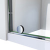 Dreamline Harmony 56-60 In. W X 58 In. H Semi-frameless Bypass Tub Door - TDHA60W580