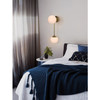 Nova of California Duo 22" Sconce In Brushed Brass With On/off Switch