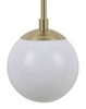 Nova of California Duo 22" Sconce In Brushed Brass With On/off Switch