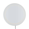 Nova of California Round, Mojave Led Mirror, Chrome  36”