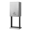 Nova of California Hand Sanitizer 21" Tabletop Dispenser In Satin Nickel With Touchless Powermist Feature