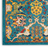 Nourison Allur Alr03 Turquoise Ivory Area Rugs